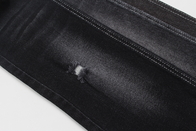 Kain Denim 11.5Oz Elastis Tinggi Warna Hitam Dengan Gulungan Bagian Belakang Putih Untuk Man Jeans