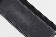 Grosir 10,5 oz warp slub tinggi peregangan hitam belakang tenunan kain denim untuk celana jeans