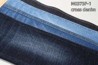 11.5 oz crosshatch slub kain denim katun polyester stretch jeans kain untuk pria