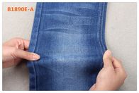 Mercerized 60% Cotton 11 Oz Bernapas Kain Denim Peregangan Slub Untuk Jeans