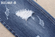 9.1 Oz Biru Tua Desizing 100 Cotton Denim Fabric For Boy Friend Style Jeans