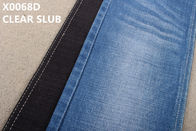 60 Cotton 38 Polyester 2 Spandex 420gsm Crosshatch Slub Kain Denim Kelas Berat Untuk Jeans Pria Musim Dingin