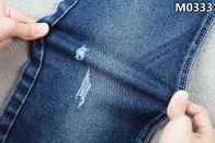 11.3OZ Daur Ulang Kain Katun Poliester Spandex Denim Untuk Jeans Sanforizing