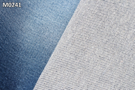 Stretch Cotton Fake Knit Denim Jeans Fabric Dengan Lapisan Ganda 10.9 Ons