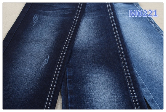 62/63" Bahan Kain Jeans Denim Merenggang 11oz Ramah Lingkungan