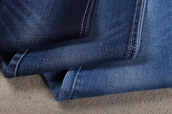 Katun Polyester Viscose Spandex Denim Fabric 58/59 "Biru Tua