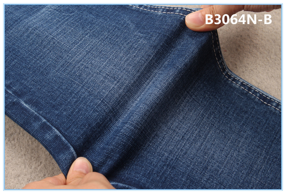 Slub Twill Cotton Stretch Denim Fabric Untuk Jeans Lebar 57 ''