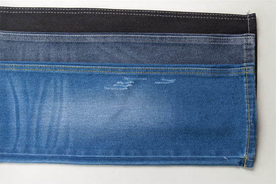 11.2 Ons Kain Denim Peregangan Dual Core Oleh Kain Halaman Turki Batu Dicuci Kustom