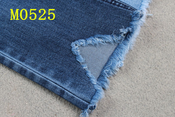 9.7Oz Dual Core Stretch Denim Fabric Dengan Slub Desizing Cotton Polyester Spandex Jeans Fabrics