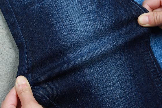 Kain Denim Peregangan 10,2 Oz Dengan Kustom Bahan Baku UF Slub 58/59 "