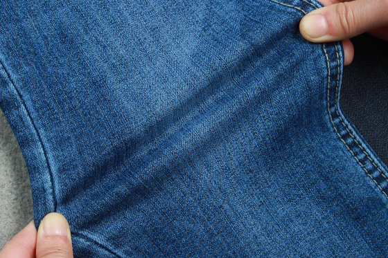Kain Denim Peregangan 10,2 Oz Dengan Kustom Bahan Baku UF Slub 58/59 "