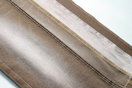 Kain Denim Berwarna-warni Berat Ringan Stretch Dalam Khaki