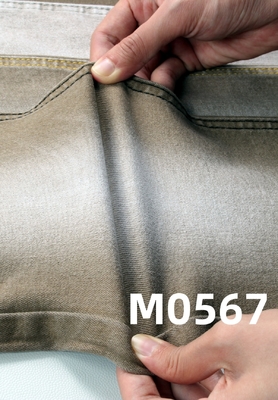 Kain Denim Berwarna-warni Berat Ringan Stretch Dalam Khaki