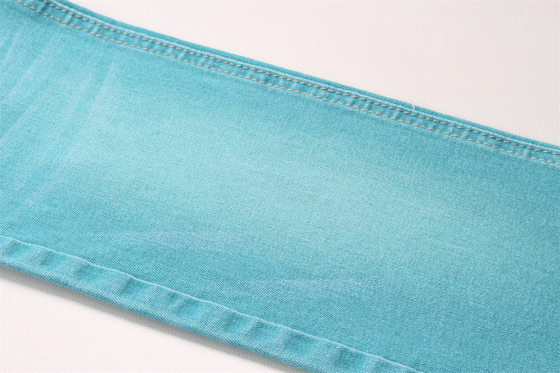 9 Oz Spesial Warna Hijau Stretch Musim Panas Kain Denim Jeans Kain Untuk Pria Musim Semi Musim Panas Gaya Hot Sell Siap Untuk Pengiriman