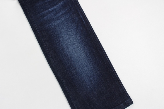 Jual panas dan grosir biru gelap crosshatch slub jeans kain