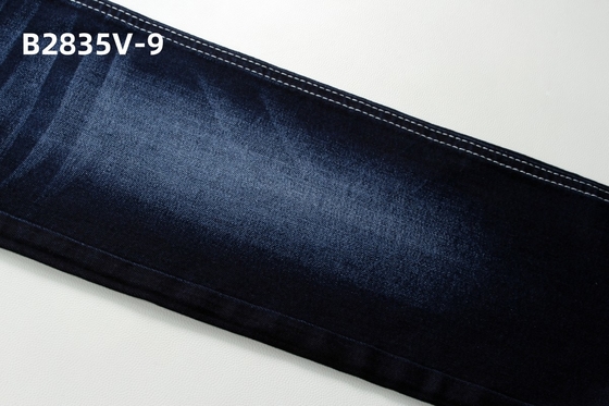 tersedia stretchable medium-weight dark blue color denim fabric ready goods untuk pembuatan celana jeans