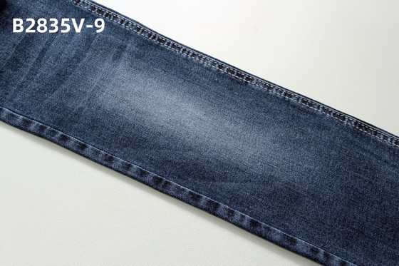 tersedia stretchable medium-weight dark blue color denim fabric ready goods untuk pembuatan celana jeans