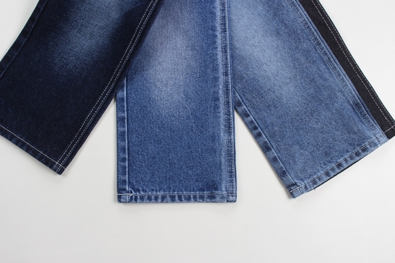 Grosir 100% Katun Biru Gelap Kain Denim Rigid Untuk Jeans