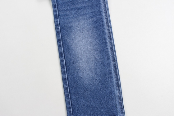 Grosir 100% Katun Biru Gelap Kain Denim Rigid Untuk Jeans