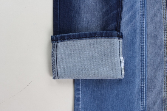 Grosir 10 oz tenunan tenun denim biru gelap untuk celana jeans