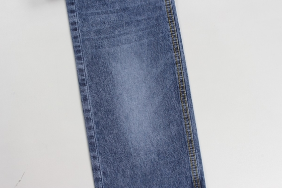 Grosir 100% kapas 7,3 oz kain denim biru gelap kaku untuk jins