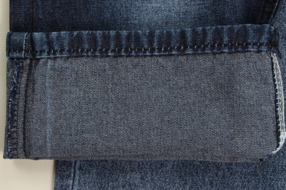 Grosir 100% kapas 7,3 oz kain denim biru gelap kaku untuk jins