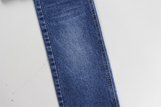 2024 jual panas 12,5 oz biru gelap peregangan tenun denim kain untuk celana jeans