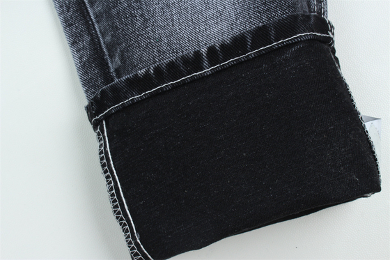 14oz harga kompetitif Kain Denim Hitam Untuk Pria Jeans Atau Jaket Hitam Backside Kualitas Tinggi Untuk Jeans Merek