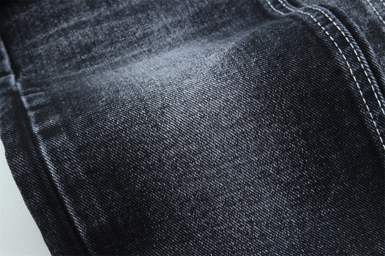 14oz harga kompetitif Kain Denim Hitam Untuk Pria Jeans Atau Jaket Hitam Backside Kualitas Tinggi Untuk Jeans Merek