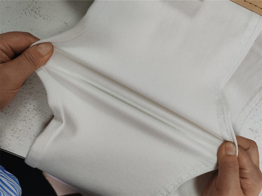 10oz PFD RFD kain denim putih untuk wanita jeans berkualitas tinggi super stretch pemutih akhir dari pabrik Cina weilong
