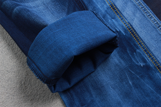 9-10 oz Tencel kain denim untuk jeans wanita tinggi peregangan untuk jeans merek berkualitas tinggi dari pabrik Guangdong Cina