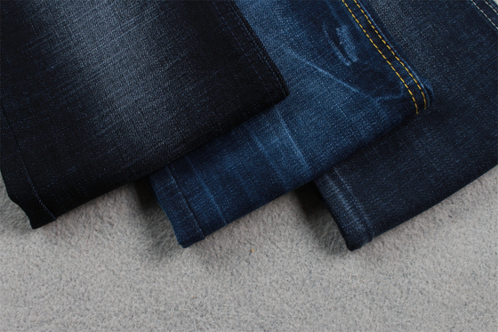 11oz Kain denim biru Backside dengan slob crossshatch untuk pria jeans, merek kualitas warna biru hitam