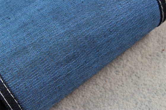 11oz Kain denim biru Backside dengan slob crossshatch untuk pria jeans, merek kualitas warna biru hitam