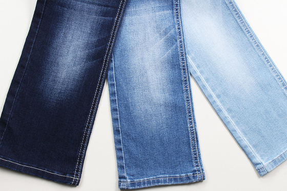 8.7 Oz Low Stretch Kain Denim Untuk Pria Celana Pendek Dengan Warp Slub
