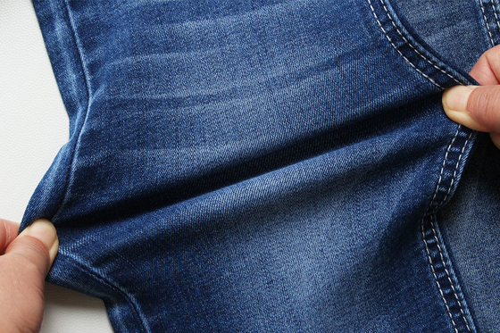 8.7 Oz Low Stretch Kain Denim Untuk Pria Celana Pendek Dengan Warp Slub