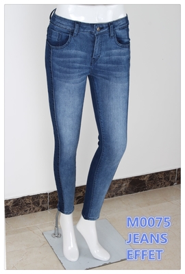 9.5 Oz High Stretch Denim Dengan Warp Slub Skinny Jeans High Stretch Kualitas Terbaik