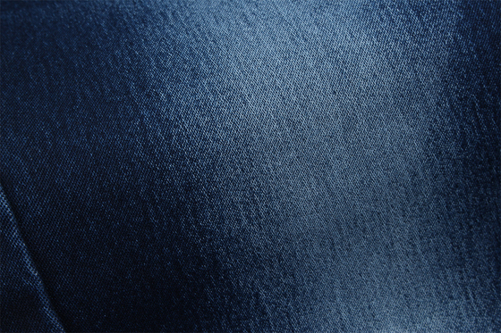 10.5 Oz Kain Denim Satin Untuk Wanita Jeans High Stretch Super Dark Blue