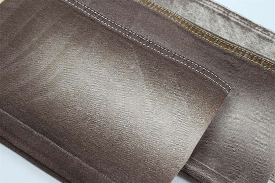 Super Brown Stretch Denim Fabric Untuk Wanita Pria Jeans Low Stretch Harga Kompetitif Dari China Kota Foshan