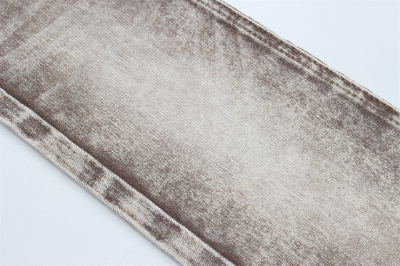Super Brown Stretch Denim Fabric Untuk Wanita Pria Jeans Low Stretch Harga Kompetitif Dari China Kota Foshan