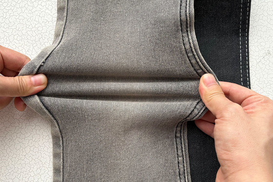 10 Oz Harga kompetitif Harga tajam Warna abu-abu Untuk Pria Jean Stretch Kain Denim Dari Pabrik China