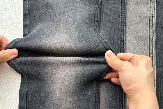 10 Oz Harga kompetitif Harga tajam Warna abu-abu Untuk Pria Jean Stretch Kain Denim Dari Pabrik China