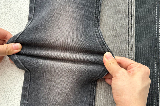 10 Oz Harga kompetitif Harga tajam Warna abu-abu Untuk Pria Jean Stretch Kain Denim Dari Pabrik China