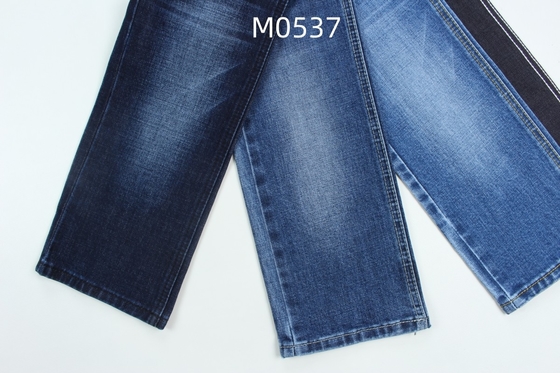 Kualitas tinggi 11,5 Oz Crosshatch Slub Stretch Kain Denim Untuk Jeans