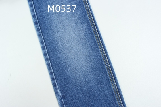 Kualitas tinggi 11,5 Oz Crosshatch Slub Stretch Kain Denim Untuk Jeans