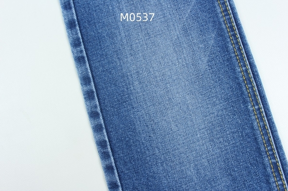 Kualitas tinggi 11,5 Oz Crosshatch Slub Stretch Kain Denim Untuk Jeans