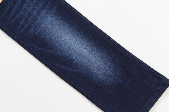 Grosir 10,9 Oz Warp Slub High Stretch Woven Denim Fabric Untuk Jeans
