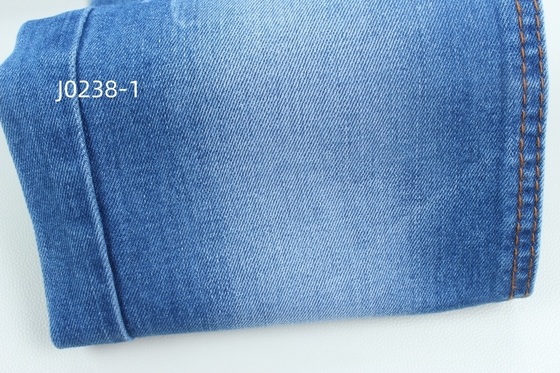Grosir 9Oz Warp Slub High Stretch Woven Denim Fabric Untuk Jeans