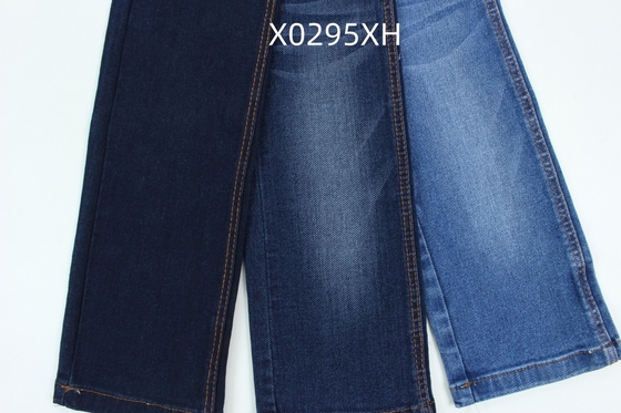 9.3 Oz Tangan Kiri Twill Stretch Tenun Kain Denim Untuk Jeans
