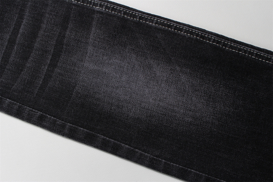 11 Oz Warp Slub Kain Denim Hitam Untuk Pria Jeans High Stretch Gaya Pasar India Hot Sell