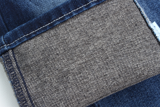 11 Oz AB benang palsu merajut Kain Denim Biru Untuk Pria Jeans Stretch India Pasar Gaya China Pabrik
